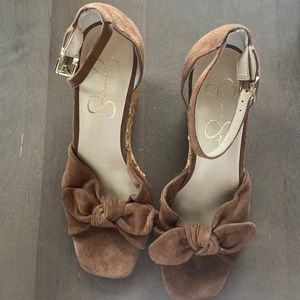 Jessica Simpson brown wedge sandal